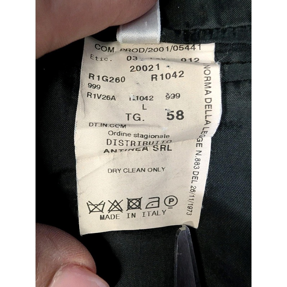 Vintage‎ Emporio Armani Black Blazer Made in Italy Men's IT 58 US 38–40 Wool - Picture 6 of 10